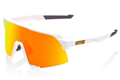 100% S3 Soft Tact Wit Bril - Rode gespiegelde lenzen 100% S3 Soft Tact Wit Bril - Rode gespiegelde lenzen