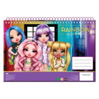 Rainbow high Tekenblok Rainbow High A4, 30 Vellen