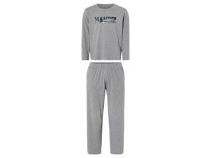 Heren pyjama (S, Grijs)