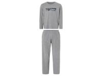 Heren pyjama (S, Grijs)