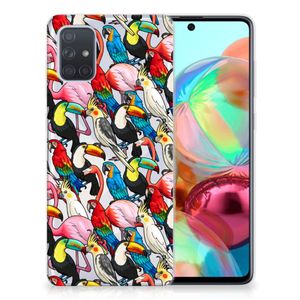 Samsung Galaxy A71 TPU Hoesje Birds