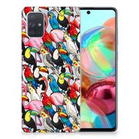 Samsung Galaxy A71 TPU Hoesje Birds - thumbnail