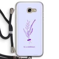 Be a wildflower: Samsung Galaxy A5 (2017) Transparant Hoesje met koord