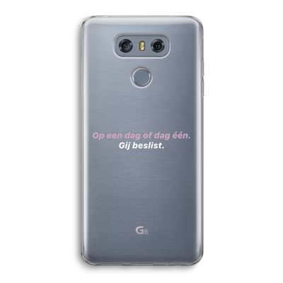 gij beslist: LG G6 Transparant Hoesje