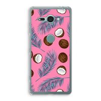 Kokosnoot roze: Sony Xperia XZ2 Compact Transparant Hoesje