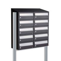 Allux Hive Set 2-Breed, 5-Hoog Met Dak Op Statief Zwart - 40030070_2x5ds
