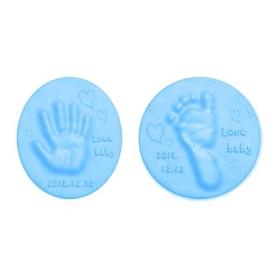 3 PC'S Baby Care Air Dry zachte klei baby hand en voet Inkpad (blauw)