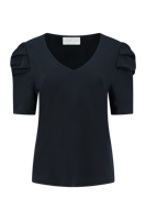 Helena Hart 7467 - Top Yara Transfer T-shirt Korte Mouw Marine