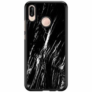 Huawei P20 Lite hoesje - Black marble