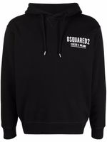 DSQUARED2 hoodie à logo imprimé - Noir - thumbnail