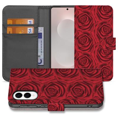 Samsung Galaxy S25 Edge Hoesje Red Roses Samsung Galaxy S25 Edge Hoesje Red Roses