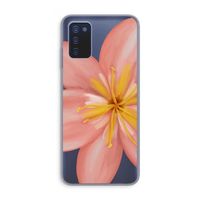 Pink Ellila Flower: Samsung Galaxy A03s Transparant Hoesje