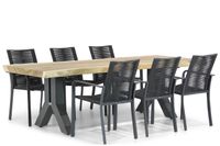 Santika Annisa/Woodside 240 cm dining tuinset 7-delig