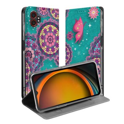 Samsung Galaxy Xcover 7 Pro | Standcase | Hoesje Cirkels en Vlinders