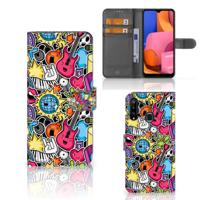 Samsung Galaxy A20s | Wallet Case | met Pasjes | Punk Rock