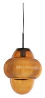 Light & Living Hanglamp Ovnis Glas - Bruin