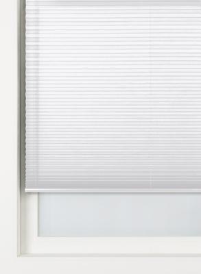 HEMA Plisse enkel uni transparant wit (wit)