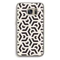 Crazy pattern: Samsung Galaxy S7 Transparant Hoesje