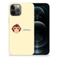 iPhone 12 Pro Max Telefoonhoesje met Naam Monkey - thumbnail