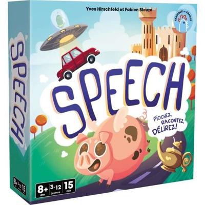 Toespraak - Asmodee - Verzin een verhaal - 4 spelmodi - 15 minuten - Vanaf 8 jaar