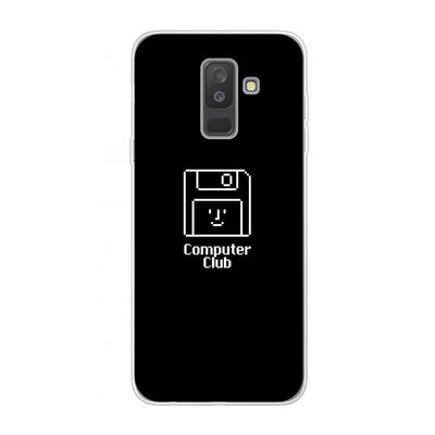 Hello: Samsung Galaxy A6 Plus (2018) Transparant Hoesje