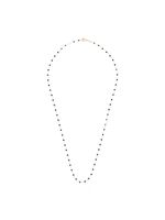 Gigi Clozeau collier en or rose 18ct à perles - 20 BLACK