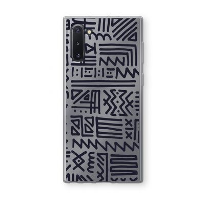 Marrakech print: Samsung Galaxy Note 10 Transparant Hoesje