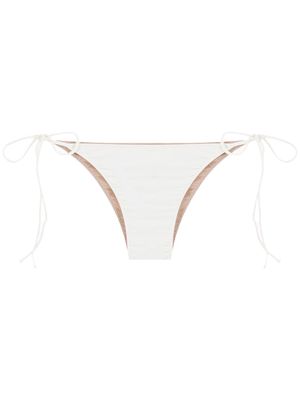 Clube Bossa bas de bikini Aeva à détail noué - Blanc