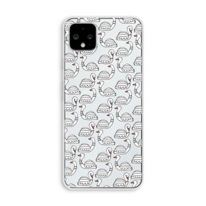 Zwanen: Pixel 4 XL Transparant Hoesje