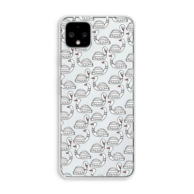 Zwanen: Pixel 4 XL Transparant Hoesje