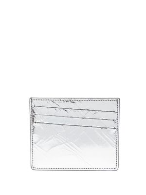 Maison Margiela porte-cartes Broken Mirror en cuir - Argent