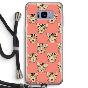 Tijger: Samsung Galaxy S8 Transparant Hoesje met koord