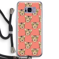 Tijger: Samsung Galaxy S8 Transparant Hoesje met koord