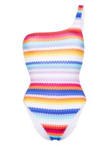 Missoni maillot de bain à imprimé zig-zag - Blanc