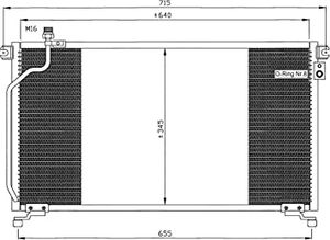 Condensor, airconditioning 35374