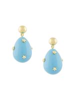 Eshvi boucles d'oreilles à détails d'étoiles - Bleu