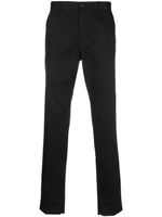 Dolce & Gabbana pantalon chino à coupe droite - Noir