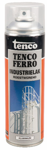 Ferro industrielak aluminium 0,5l spray verf/beits - tenco