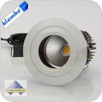 Klemko Led inbouw spot met anti reflectie zone. 9W 3000K 866360 Klemko Led inbouw spot met anti reflectie zone. 9W 3000K 866360