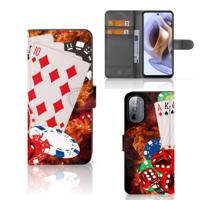 Motorola Moto G31 | G41 | Wallet Case | met Pasjes | Casino