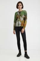 Enkellange skinny jeans - BLUE - 36