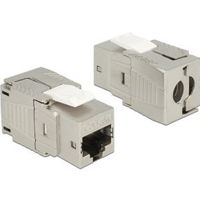 Delock 86288 Keystone-module RJ45-aansluiting Cat.6A zonder gereedschap