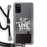 Partner in crime: Samsung Galaxy A41 Transparant Hoesje met koord