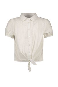 B.Nosy Meisjes blouse met knoop - Cotton