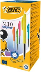 50x Bic M10 Color balpen blauw medium