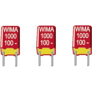 Wima FKS 2 0,01uF 5% 100V RM5 1 stuk(s) FKS-foliecondensator Radiaal bedraad 0.01 µF 100 V/DC 5 % 5 mm (l x b x h) 7.2 x 3 x 7.5 mm