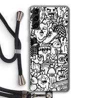 Vexx Mixtape #2: Samsung Galaxy S21 Plus Transparant Hoesje met koord