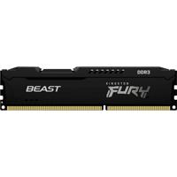 Kingston FURY Beast Werkgeheugenset voor PC DDR3 8 GB 2 x 4 GB Non-ECC 1866 MHz 240-pins DIMM CL10 KF318C10BBK2/8 - thumbnail