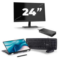 Dell Latitude 9510 - Intel Core i7-10e Generatie - 15 inch - 16GB RAM - 256GB SSD - Windows 11 + 1x 24 inch Monitor Dell Latitude 9510 - Intel Core i7-10e Generatie - 15 inch - 16GB RAM - 256GB SSD - Windows 11 + 1x 24 inch Monitor