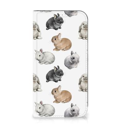 Smartphone hoesje voor iPhone 15 Plus Konijntjes Smartphone hoesje voor iPhone 15 Plus Konijntjes